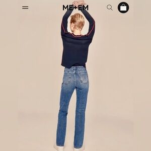 ME+EM - Distressed Off-Duty Jean, size 24